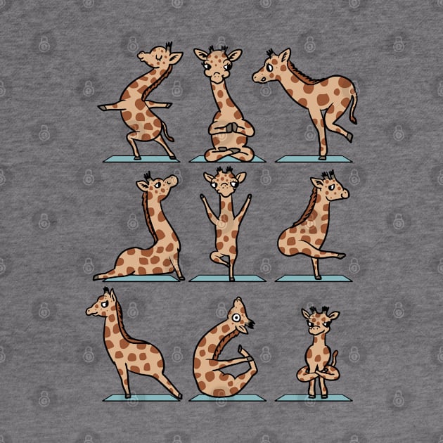 Babby Giraffe Yoga by huebucket